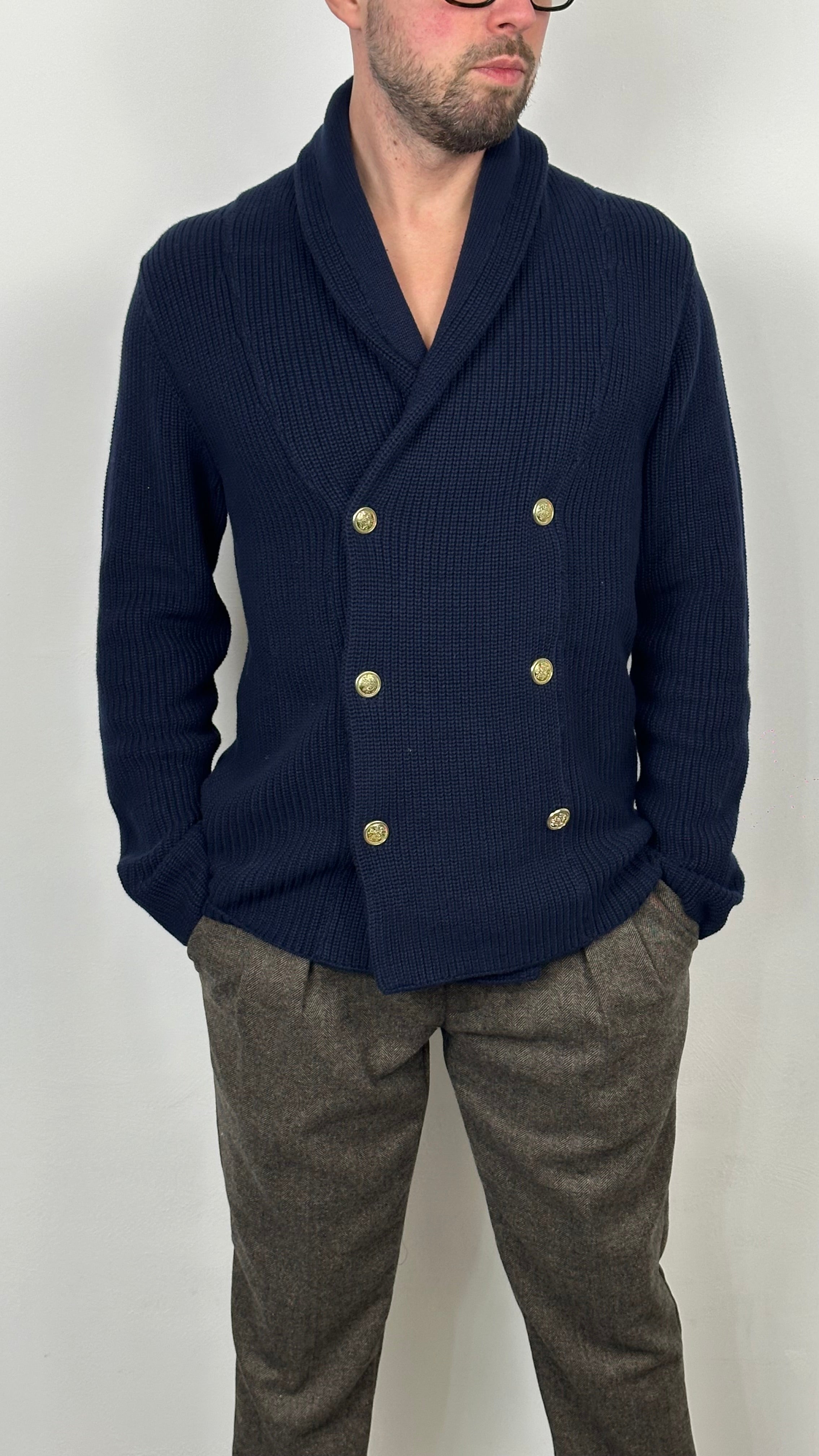 Cardigan “IMPERIAL” doppio petto a maniche lunghe