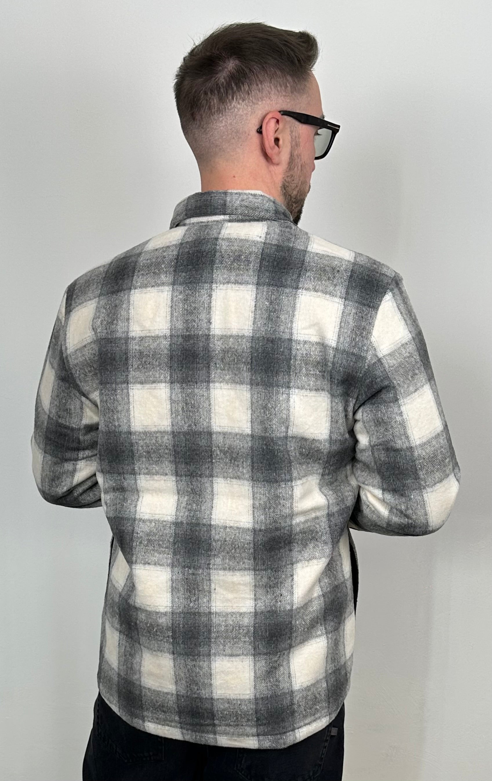 Giacca / camicia “IMPERIAL” a quadri con bottoni