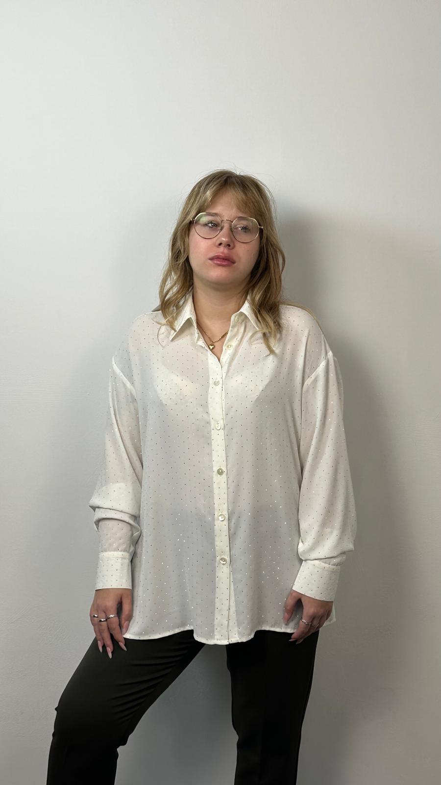 Camicia LUX con strass