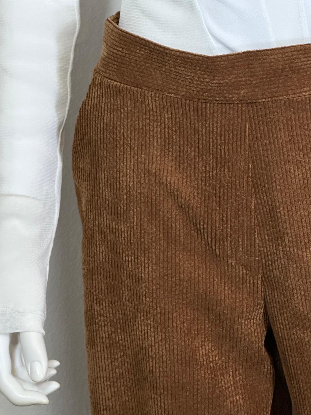 Pantalone a palazzo in velluto 500 righe