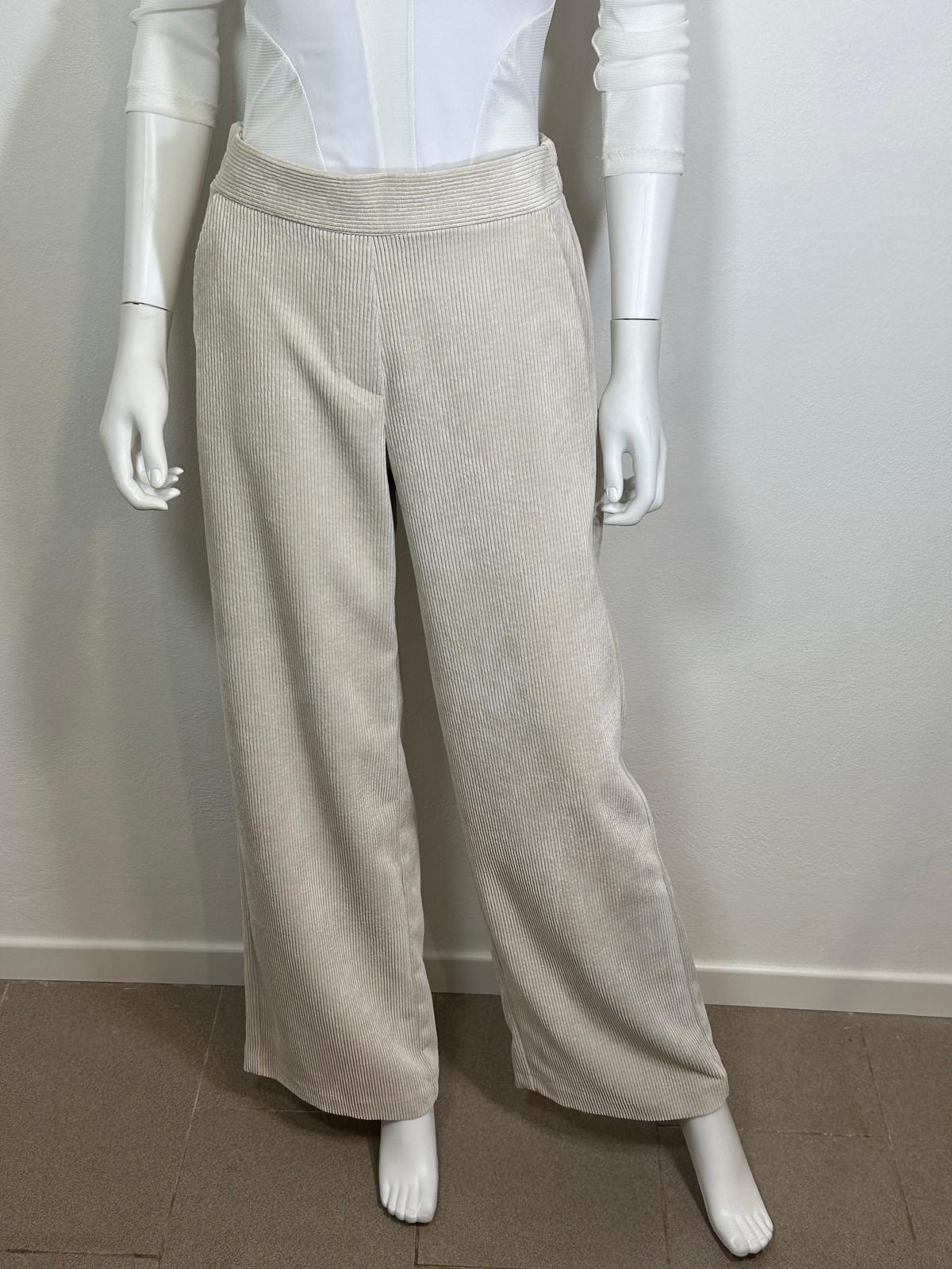 Pantalone a palazzo in velluto 500 righe