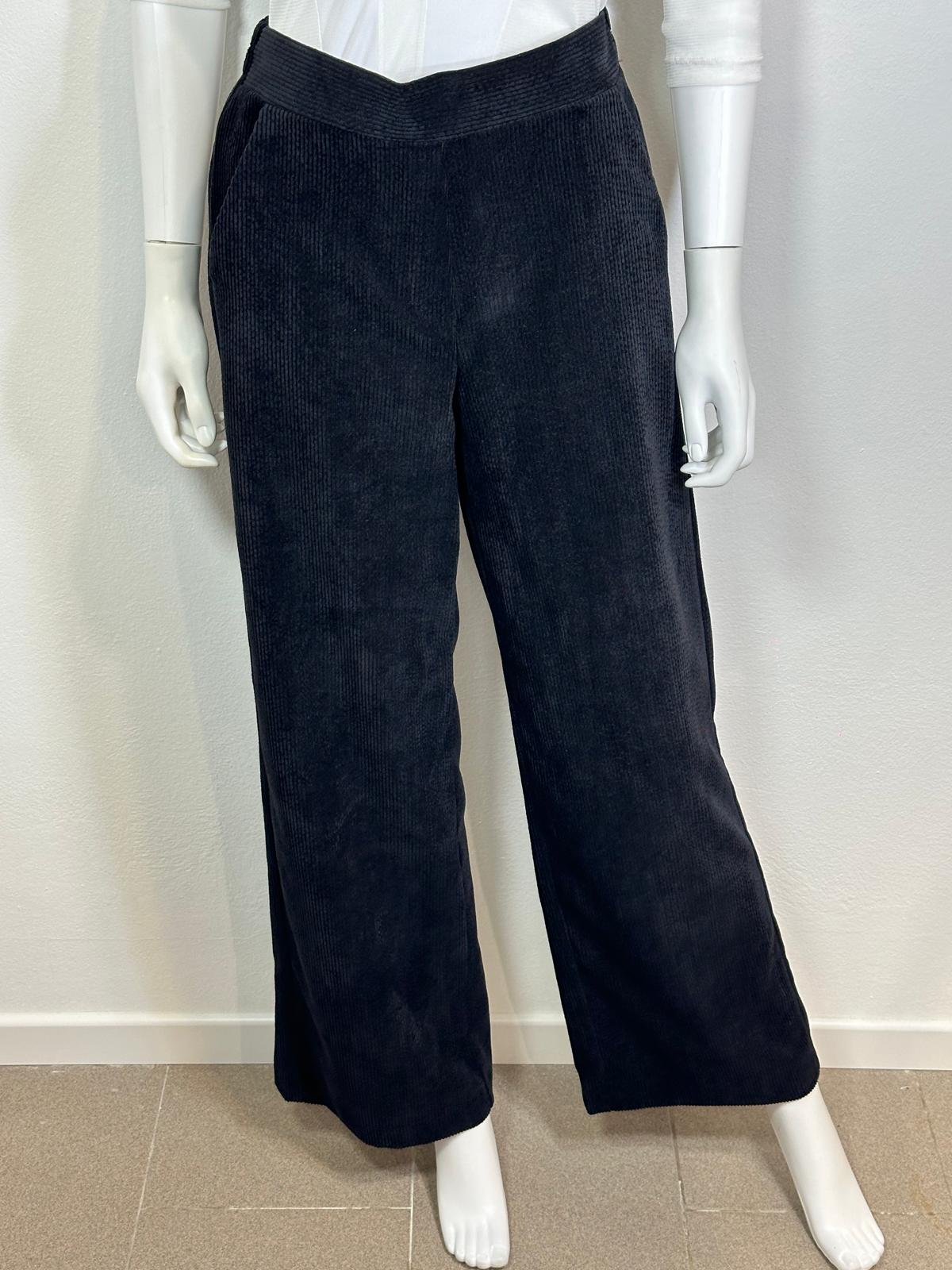 Pantalone a palazzo in velluto 500 righe
