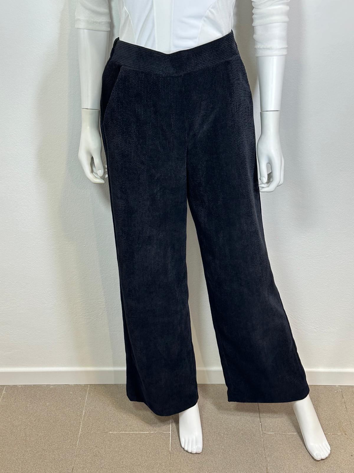Pantalone a palazzo in velluto 500 righe