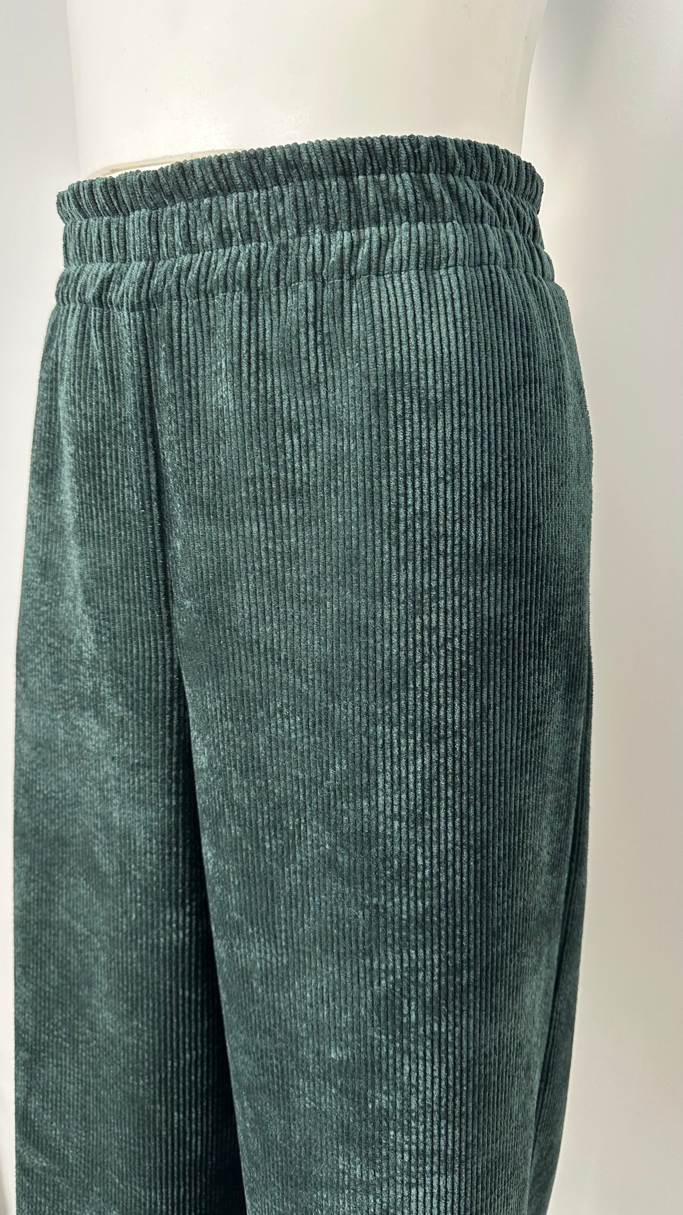 Pantalone gaucho in velluto 500 righe