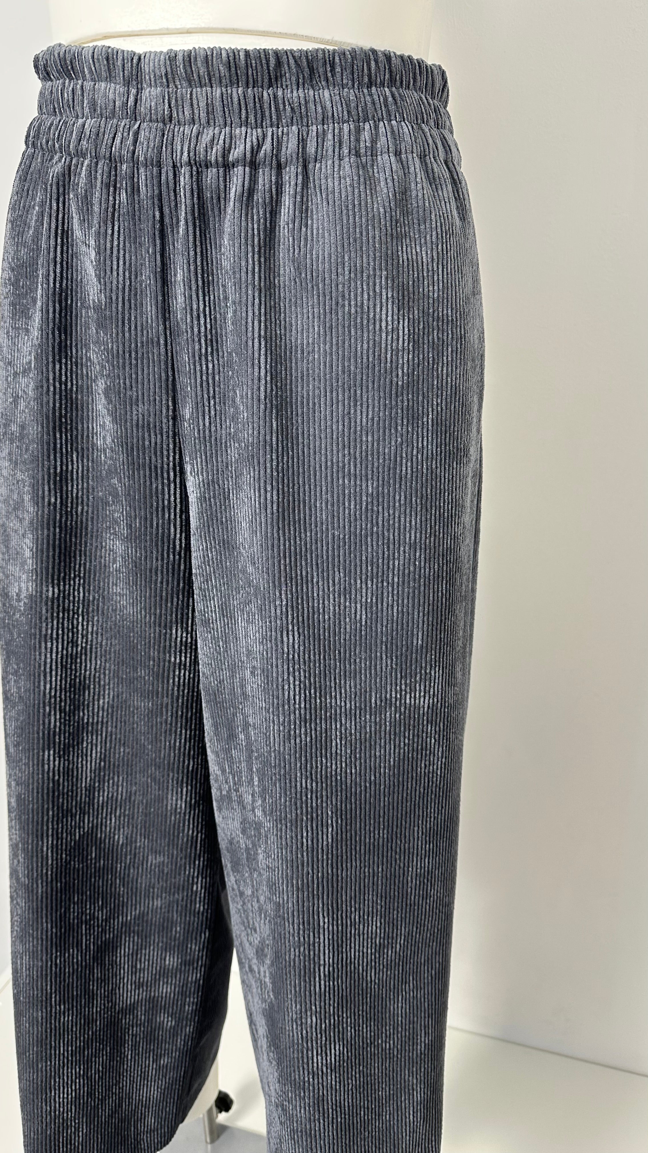 Pantalone gaucho in velluto 500 righe