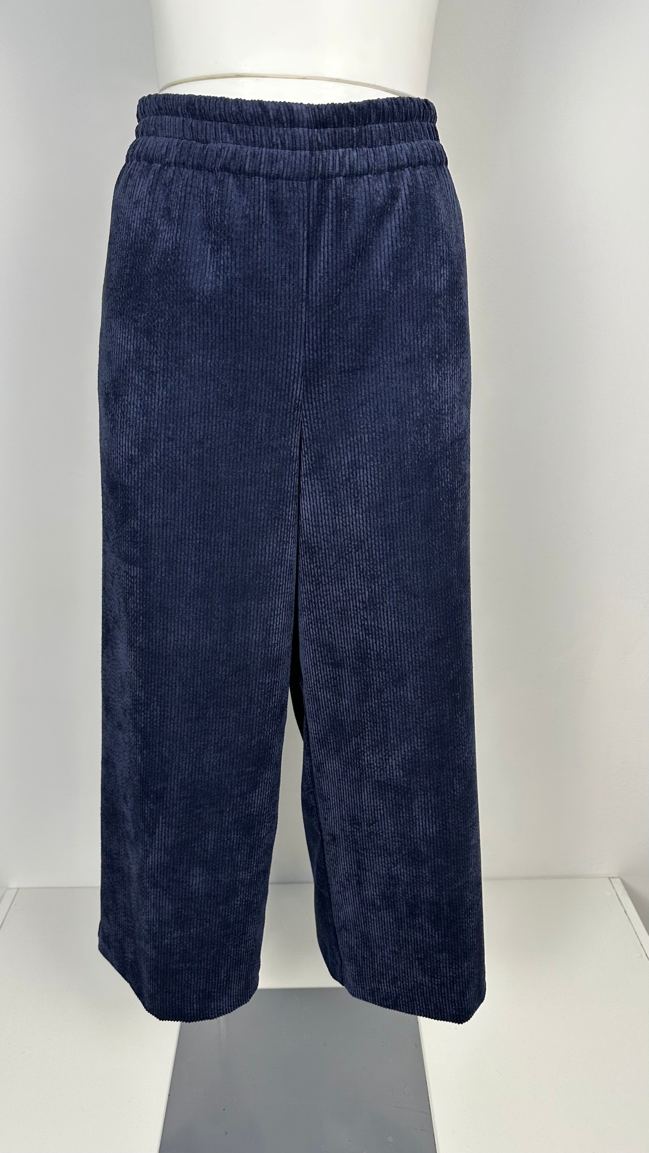 Pantalone gaucho in velluto 500 righe