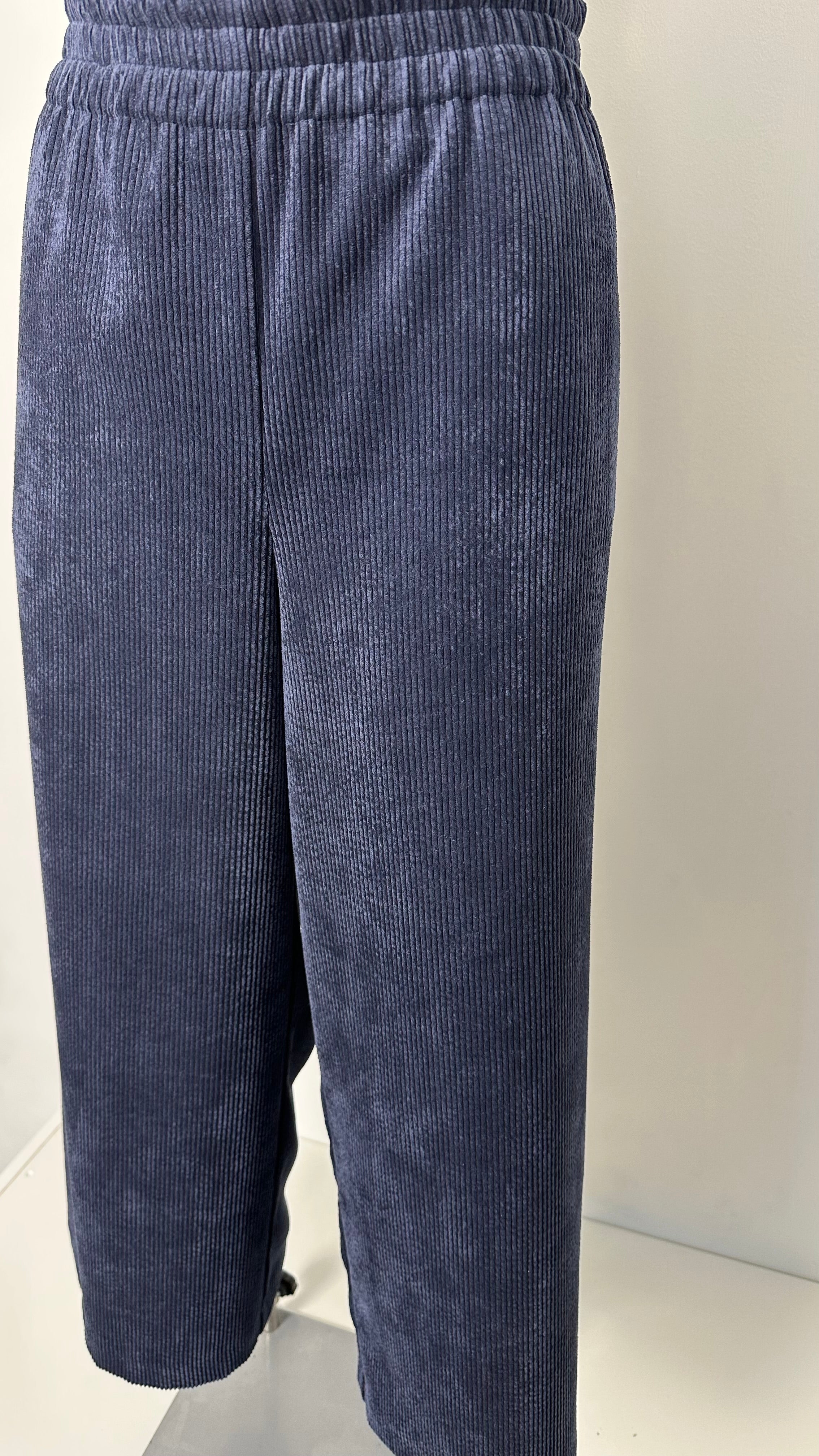 Pantalone gaucho in velluto 500 righe