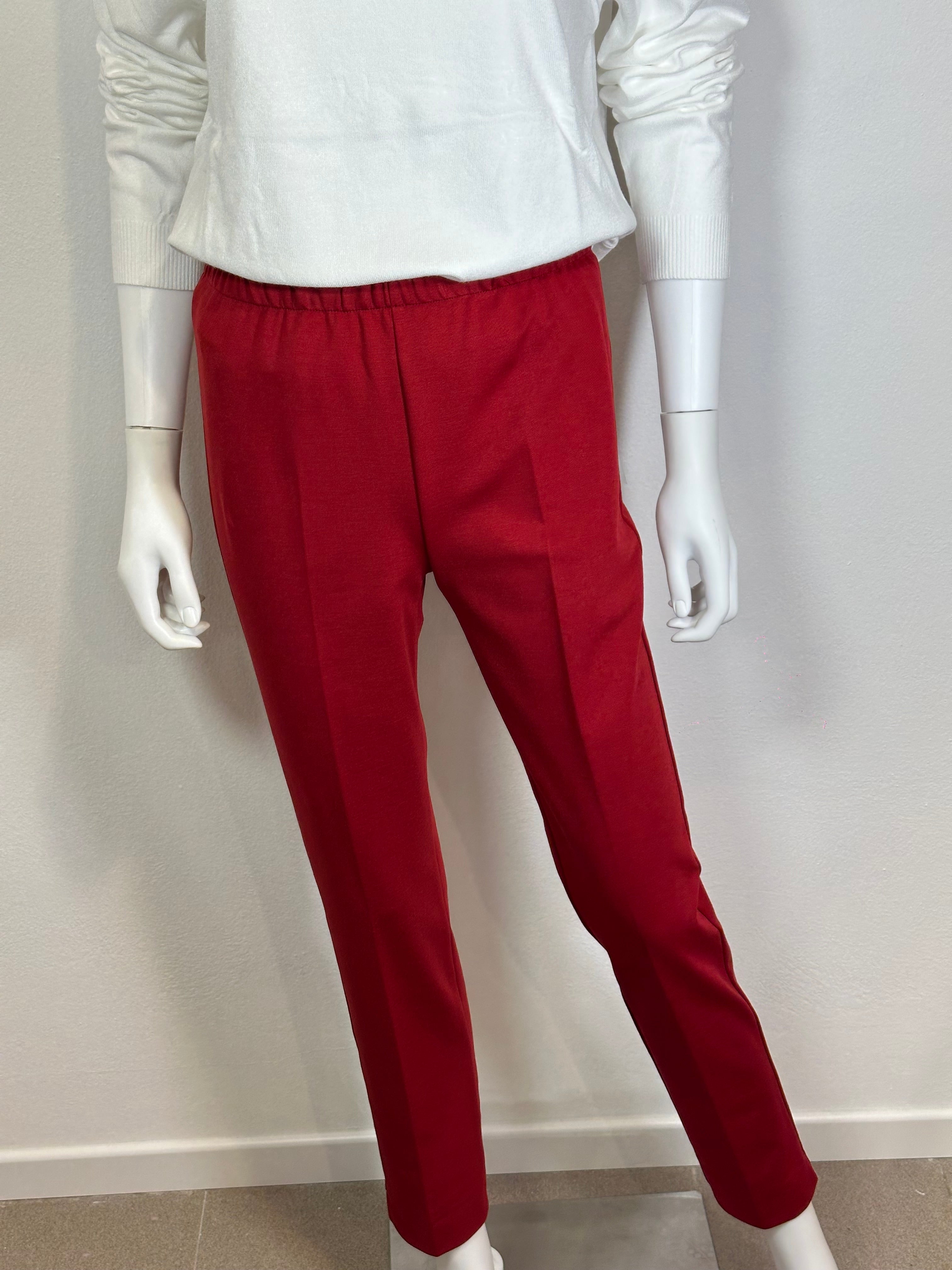 Pantalone modello spadino con elastico in vita