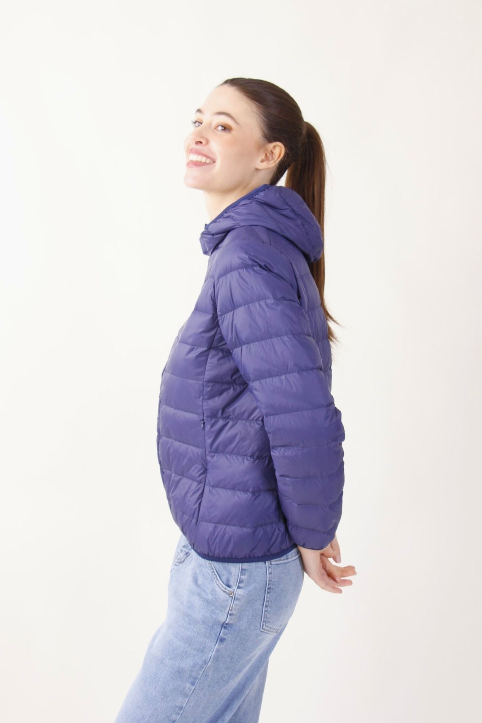 Piumino 100 grammi con cappuccio